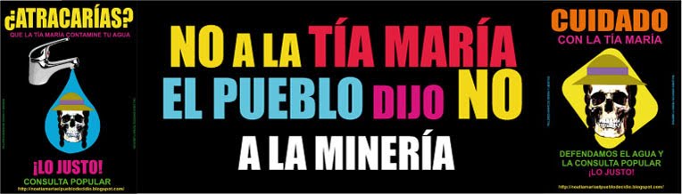 No a Tia María, el pueblo dijo No a la minería