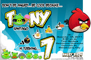 Angry Birds Invites for SP Bestoni for his son Tony .