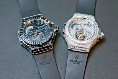 luxury and expensive wristwatch-Hublot Black Caviar Bang