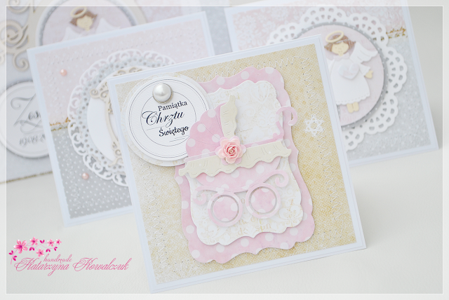 KARTKA - PAMIĄTKA CHRZTU ŚWIĘTEGO SCRAPBOOKING