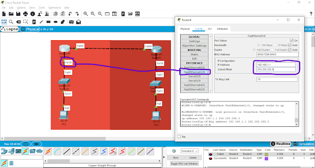 Cara Menghubungkan 2 Router di Cisco Packet Tracer