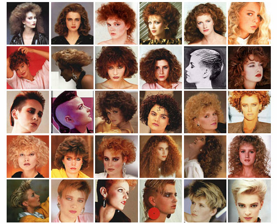 Peinados De Los 80 Mujeres - Los Años 80 Peinados Maquillaje Looks y Moda de los Ochenta