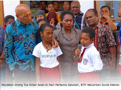 Wajibkan Orang Tua Antar Anak di Hari Pertama Sekolah, Benhur Tomi Mano Keluarkan Surat Edaran