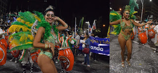 Desfile Inaugural del Carnaval. 2018. Uruguay Comparsas de Negros y Lubolos C1080