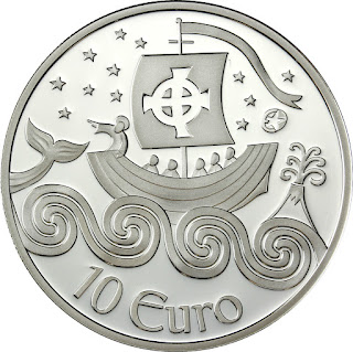Ireland 10 Euro Silver Coin 2011 Saint Brendan the Navigator