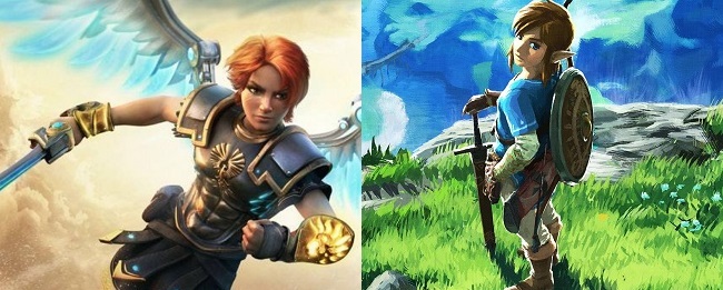 Comparison of Immortals Fenyx Rising vs BOTW