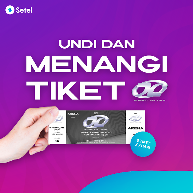 Dapatkan Tiket AJL Ke-34 Secara Percuma Melalui Aplikasi Setel