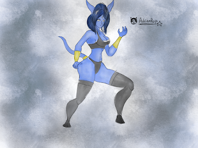 Draenei-Pinup