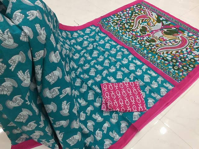 Soft malmal cotton saree