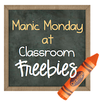  Crockett's Classroom linked up to Manic Monday at Classroom Frfeebies