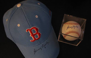 Pesky Signed Navy Baseball Hat