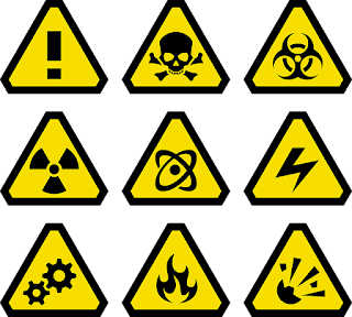 simbol bahaya di laboratorium