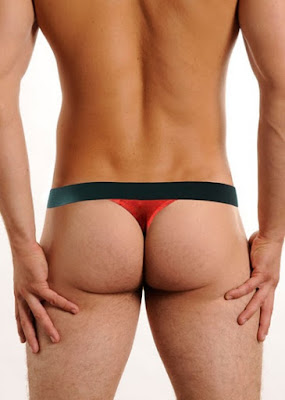 GBGB Wear Mario Thong Red Underwear Back