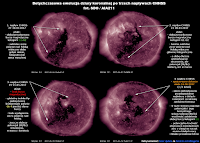 Opracowanie - dotychczasowa ewolucja dziury koronalnej i krótkie podsumowanie jej wpływu przy kolejnych emisjach strumienia wiatru słonecznego podwyższonej prędkości (CHHSS) - na podst. SDO i zdjęć z kanału AIA211
