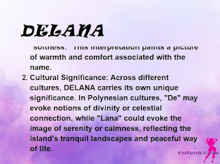 ▷ meaning of the name DELANA (✔)