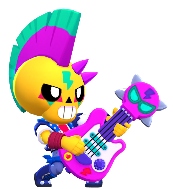 Brawl Stars Trash Poco Skin Render PNG