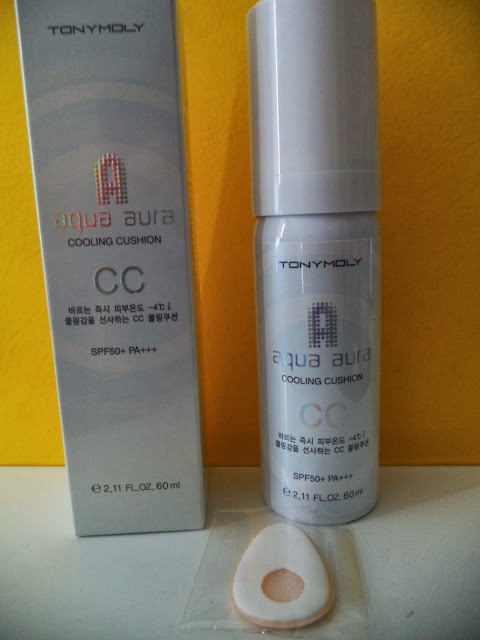 FIRST IMPRESSIONS| TonyMoly Aqua Aura Cooling Cushion SPF50+ PA+++