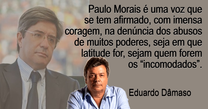 «O jornalismo e a sociedade civil não agradeceram o suficiente a Paulo Morais»