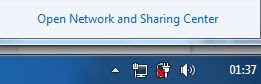 open network and sharing center