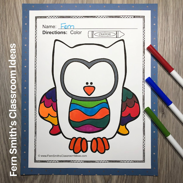 Click Here to Download These Fall Coloring Pages to Print and Use in Your Classroom Today!