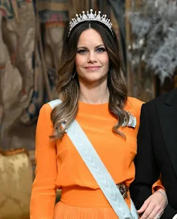 Royal tiaras worn by Swedish royals to Royal Banquet 2022