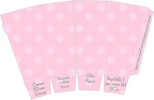 Pink with Pink Polka Dots: Free Printable Pop Corn Box.