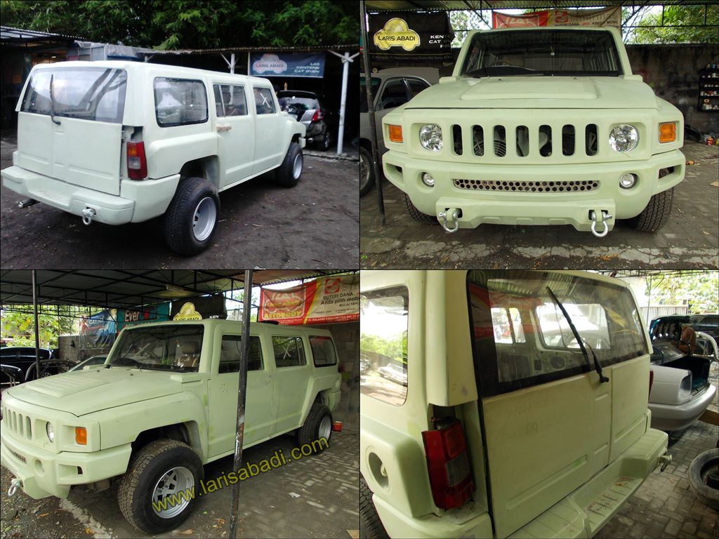  Modifikasi  Mobil  Kijang Super Offroad Jeep Dan Jadi Hummer 