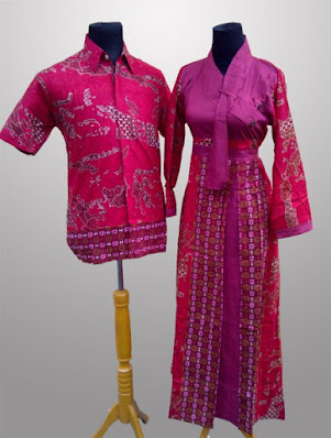 model baju batik pesta keluarga Terbaru