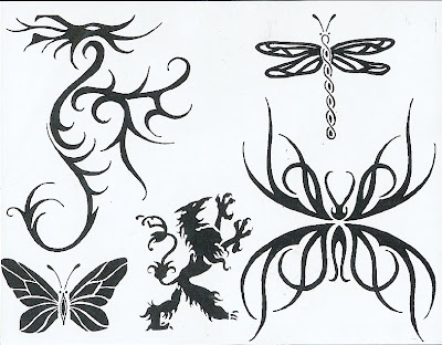 Henna Sticker Tattoo Stencils(India)