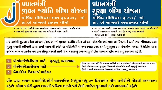 Pradhan Mantri Jeevan Jyoti Bima Yojana gujarati information