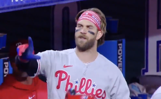 Bryce Harper calls out heckling fans, Phillies vs. Rockies, 5/13/2023