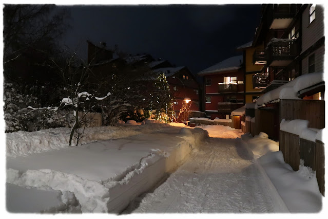 Fint med snø i Verksgata borettslag på Rodeløkka i Bydel Grünerløkka i Oslo!