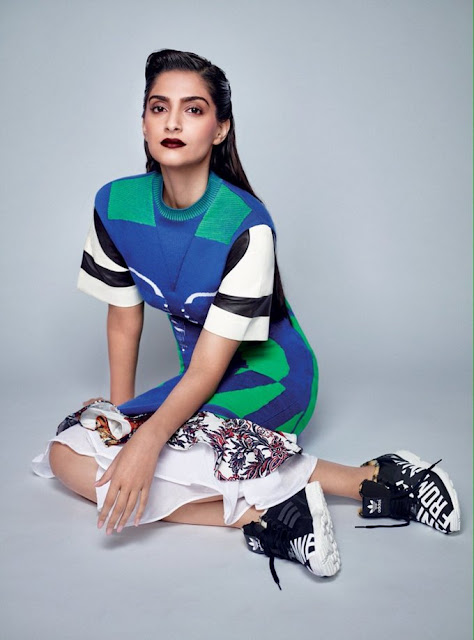 Sonam Kapoor Stunning photoshoot for Elle Magazine