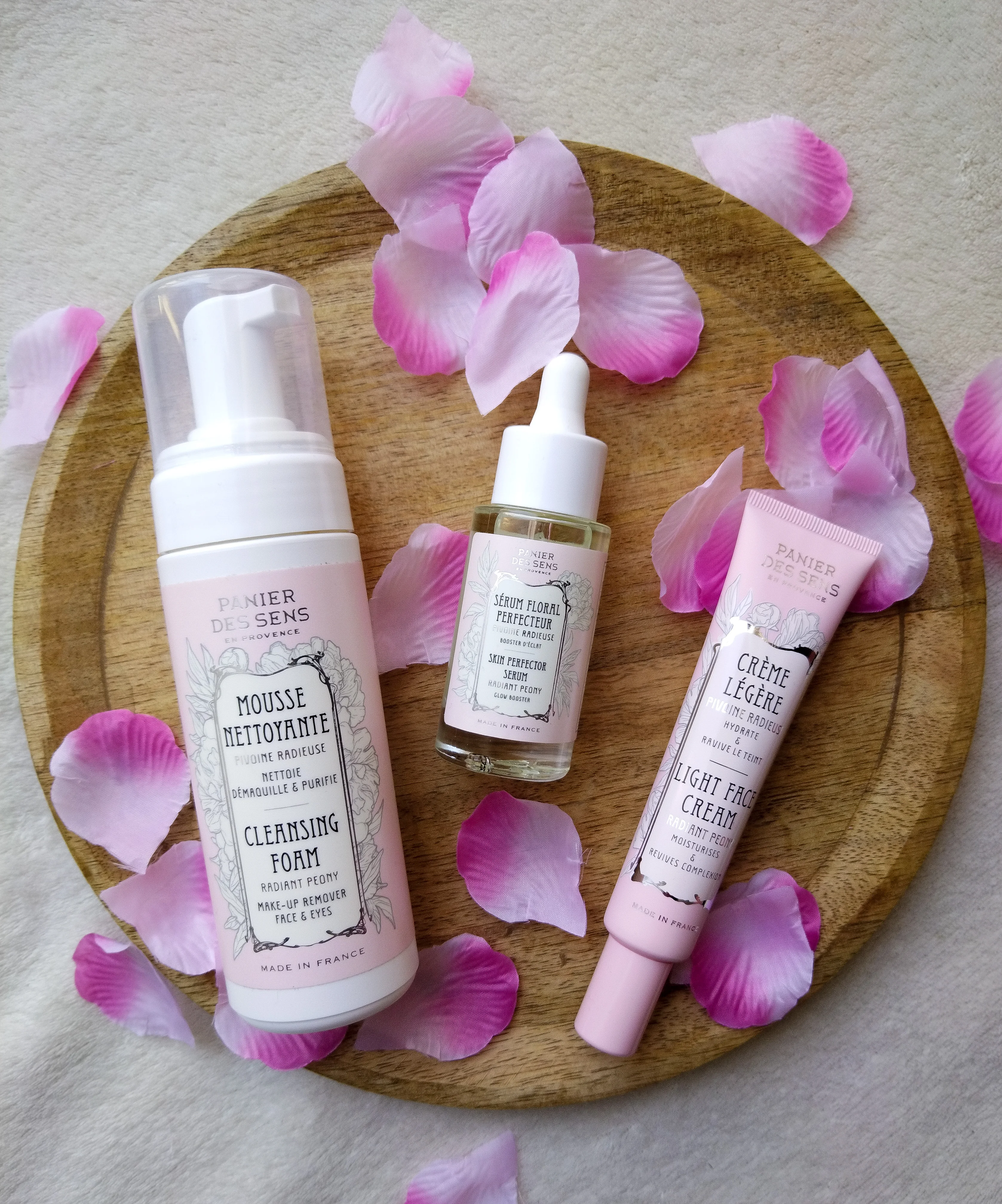 Découverte de la marque PANIER DES SENS à travers le Rituel hydratant visage Pivoine Radieuse! 🌸