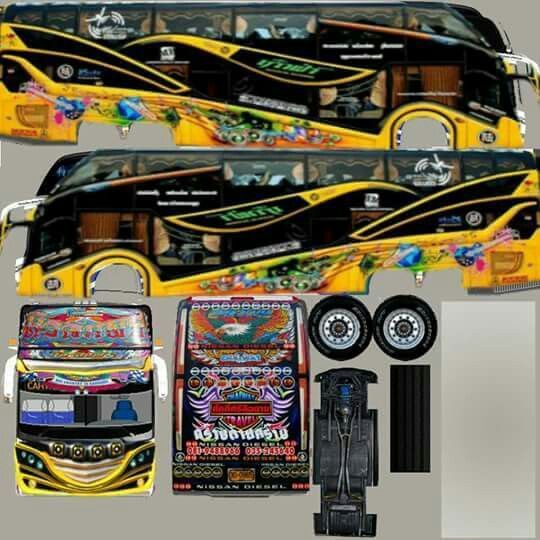 stiker bus simulator keren 3d 2023