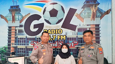 Ops Kepolisian Patuh Intan 2023 Sat lantas Pòlres Batola Sosialisasikan Via Siaran Radio