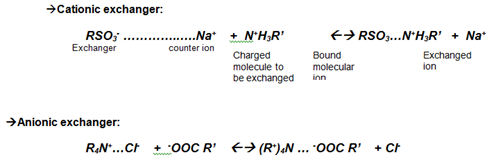 Ionic Exchangers