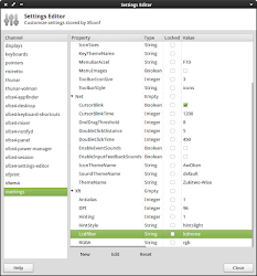 Anti-aliasing enabled and LCD Hinting set to lcddefault