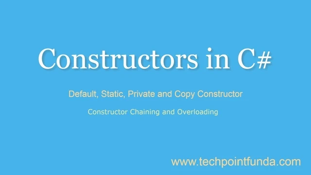 Constructors-In-C#