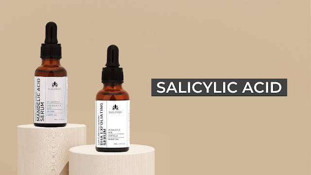 Salicylic acid removes the dead skin cells