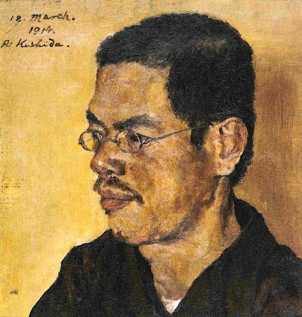 Kishida Ryûsei (1891-1929) Portrait de Mushanokôji Saneatsu, 1914. Tokyo Municipal Museum of Art