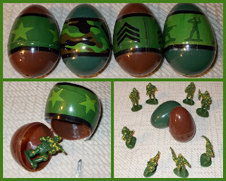 12 Toy Soldier Eggs; Amscan; Blues; Capsule Eggs; Capsule Toys; Chahai; Easter Eggs; Easter Soldiers; Easter Toys; Egg Soldiers; Filled Eggs; Fun Express; Greys; Imperial Pilots; Jaru 'fritz helmet' GI's; Matchbox US Infantry; Omaha - Nebraska; Oriental Trading Co.; Party Pig; Plastic Warrior Issue 82; Plastic Warrior Magazine; Sci Fi Figurines; Sci Fi Toys; Science Fiction Figures; Small Scale World; smallscaleworld.blogspot.com; Tombola; Vaders;
