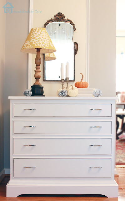 white dresser