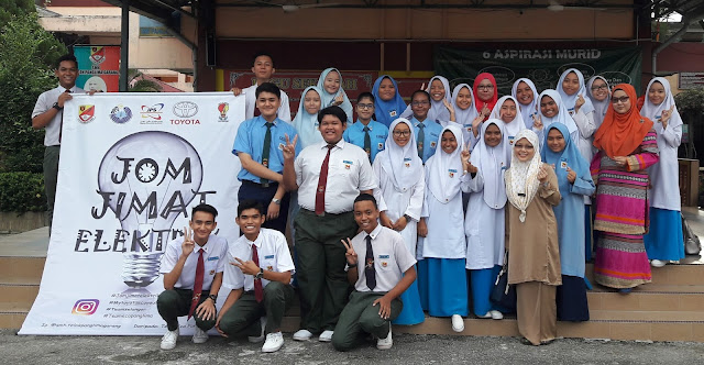 jimat elektrik, smk telok panglima garang, jom jimat elektrik, toyota eco youth, team eco panglima