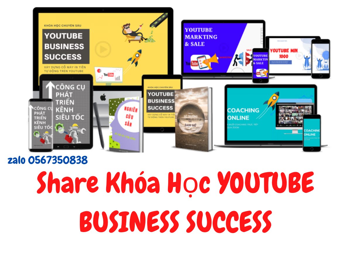 Chia Sẻ Khóa Học Youtube Business Success của Đặng Quang Toản