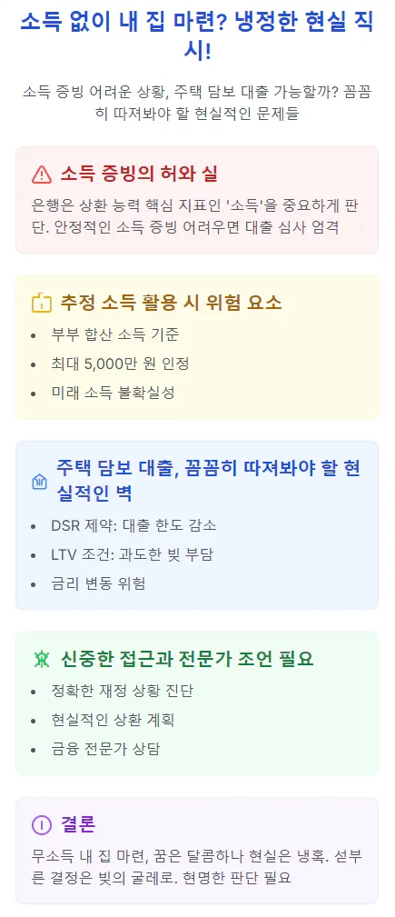 주택 담보 대출, 신중하게 결정하세요