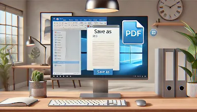 cara menyimpan dokumen microsoft word ke format pdf dengan mudah
