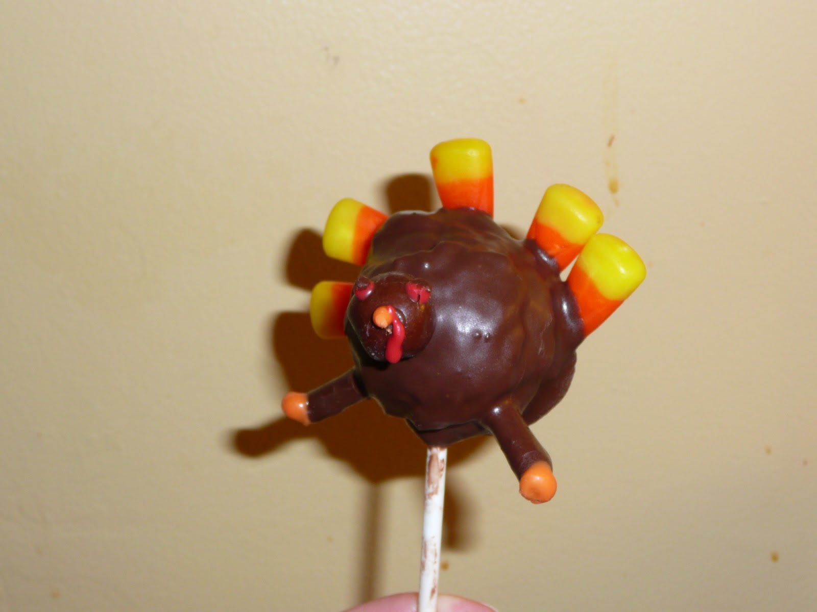 cake pops thanksgiving Here is the turkey all bagged up and ready to go home.