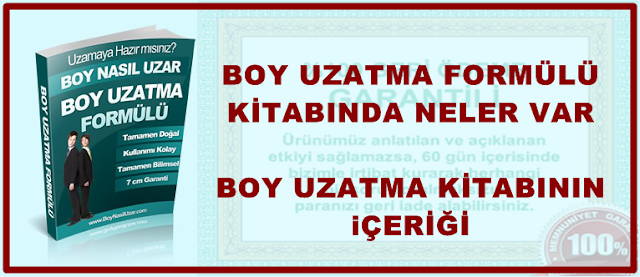 Boy Uzatma Kitabı İçeriği