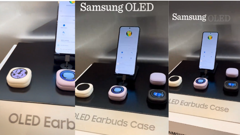 Samsung Unveils Innovative "OLED Earbuds Case" with Integrated Display